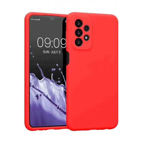Mey İthalat®  Samsung Galaxy A23 4G Kılıf First Silikon - Kırmızı