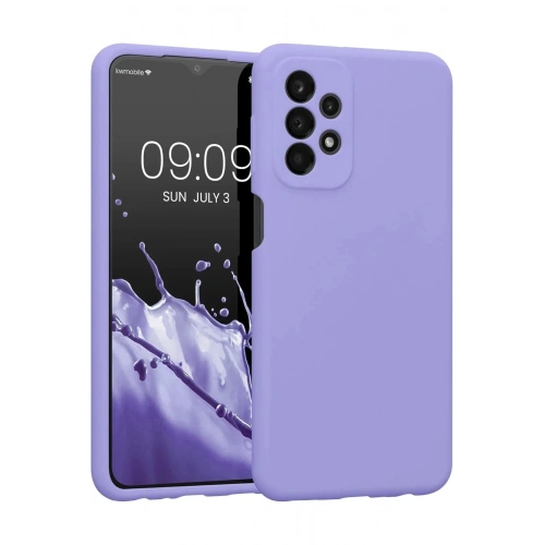 Mey İthalat®  Samsung Galaxy A23 4G Kılıf First Silikon - Lila