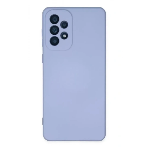 Mey İthalat®  Samsung Galaxy A23 4G Kılıf Nano içi Kadife Silikon - Lila