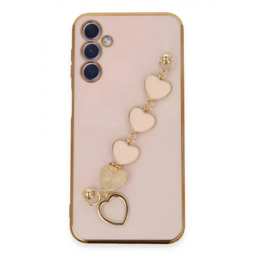 Mey İthalat®  Samsung Galaxy A24 4G Kılıf Esila Silikon - Pudra