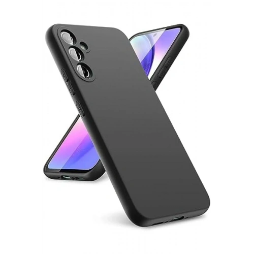Mey İthalat®  Samsung Galaxy A24 4G Kılıf First Silikon - Siyah