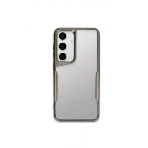 Mey İthalat®  Samsung Galaxy A25 5G Kılıf Boyi Silikon Kapak - Titan Gri