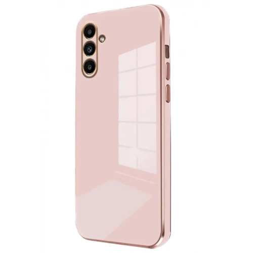 Mey İthalat®  Samsung Galaxy A25 5G Kılıf Volet Silikon - Pembe
