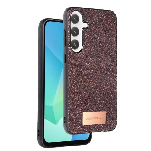 Mey İthalat®  Samsung Galaxy A26 Bright Simli Kapak - Derin Mor
