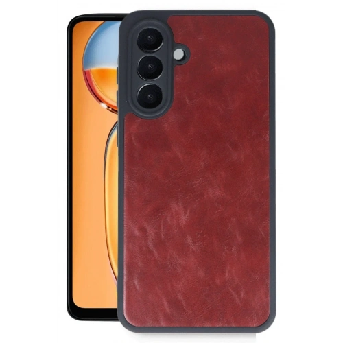 Mey İthalat®  Samsung Galaxy A26 Kılıf Aras Deri Kapak - Bordo