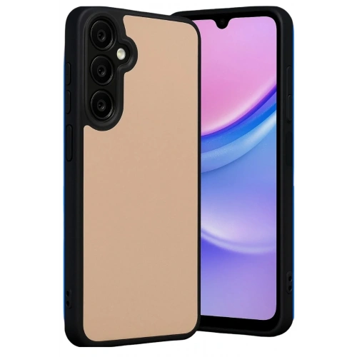 Mey İthalat®  Samsung Galaxy A26 Kılıf Aras Deri Kapak - Pudra
