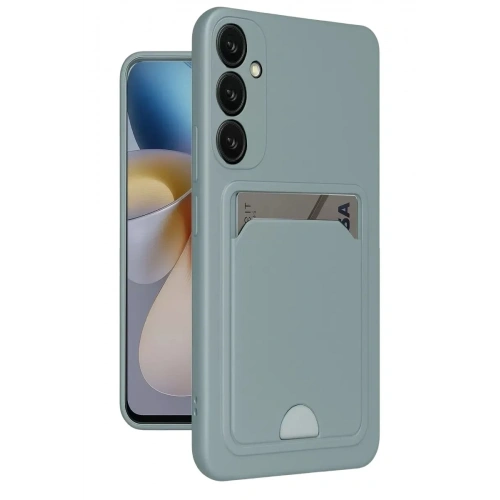 Mey İthalat®  Samsung Galaxy A26 Kılıf Kelvin Kartvizitli Silikon - Açık Yeşil