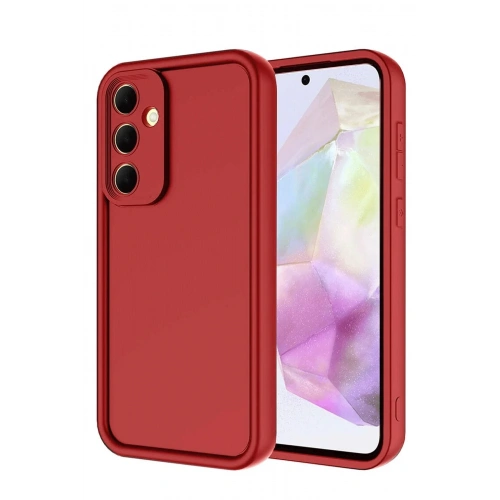 Mey İthalat®  Samsung Galaxy A26 Kılıf Viera Silikon - Kırmızı