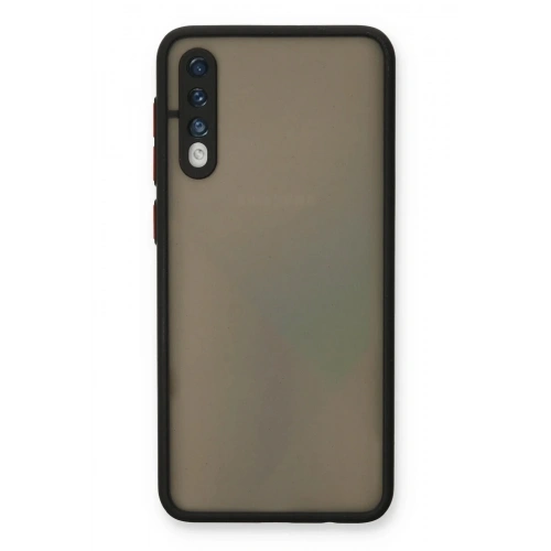 Mey İthalat®  Samsung Galaxy A30S Kılıf Montreal Silikon Kapak - Siyah