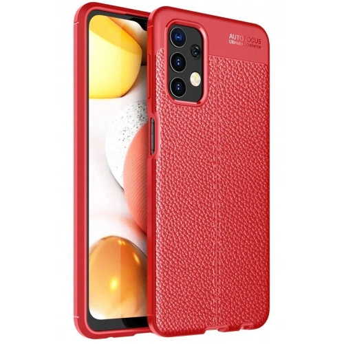 Mey İthalat®  Samsung Galaxy A32 Kılıf Auto Focus Kapak - Kırmızı