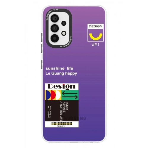 Mey İthalat®  Samsung Galaxy A33 5G Kılıf Estoril Desenli Kapak - Estoril - 4