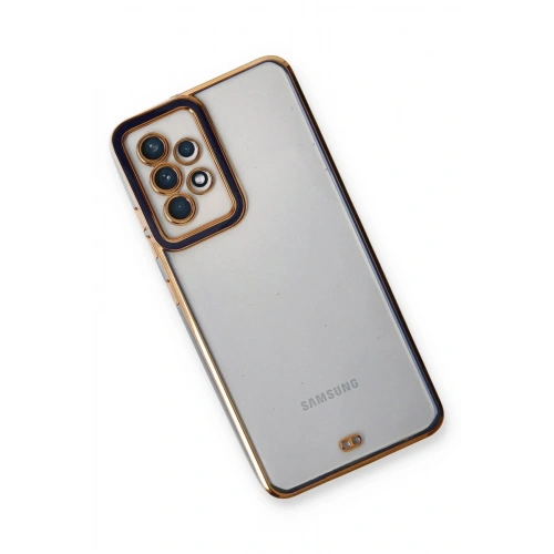 Mey İthalat®  Samsung Galaxy A33 5G Kılıf Liva Lens Silikon - Mavi