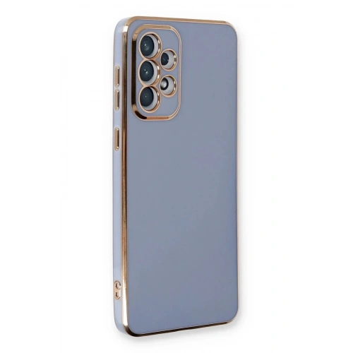 Mey İthalat®  Samsung Galaxy A33 5G Kılıf Volet Silikon - Mavi