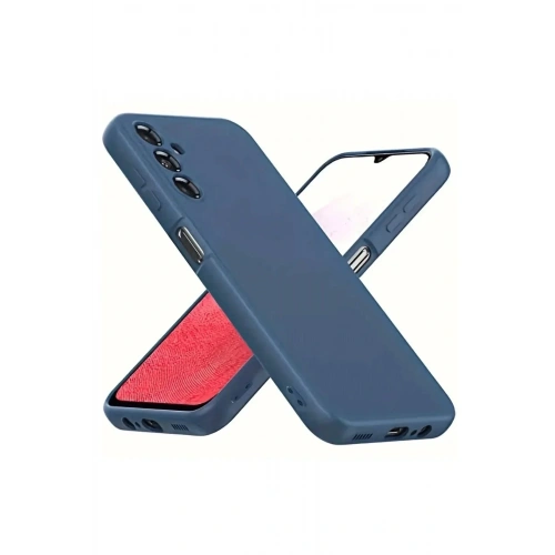 Mey İthalat®  Samsung Galaxy A34 5G Kılıf First Silikon - Lacivert