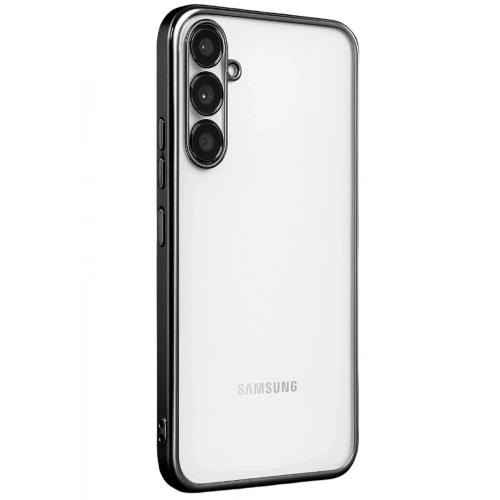 Mey İthalat®  Samsung Galaxy A34 5G Kılıf  Lensli Silikon - Siyah