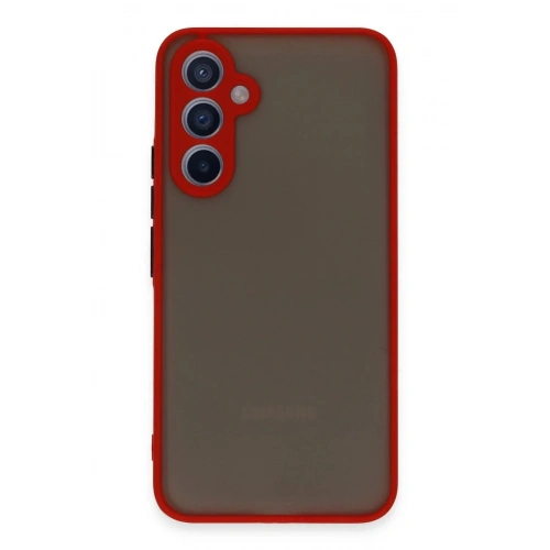 Mey İthalat®  Samsung Galaxy A34 5G Kılıf Montreal Silikon Kapak - Kırmızı