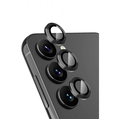 Mey İthalat®  Samsung Galaxy A34 5G Valdez Metal Kamera Lens - Siyah
