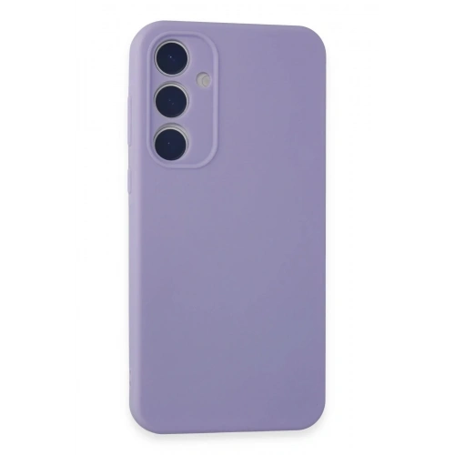Mey İthalat®  Samsung Galaxy A35 5G Kılıf First Silikon - Lila
