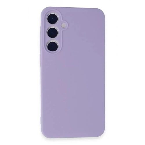 Mey İthalat®  Samsung Galaxy A35 5G Kılıf Nano içi Kadife Silikon - Lila