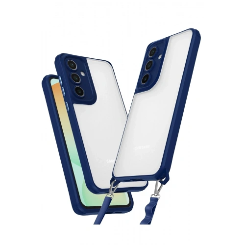 Mey İthalat®  Samsung Galaxy A35 5G Kılıf Penta Silikon Kılıf - Lacivert
