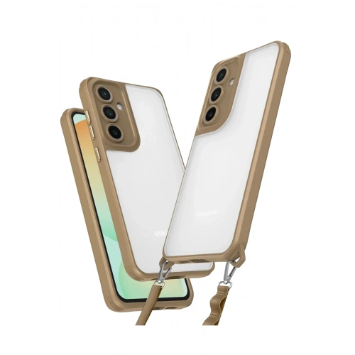 Mey İthalat®  Samsung Galaxy A36 Kılıf Penta Silikon Kılıf - Çöl Titanyum