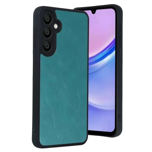 Mey İthalat®  Samsung Galaxy A37 5G Aras Deri Kapak - Açık Yeşil