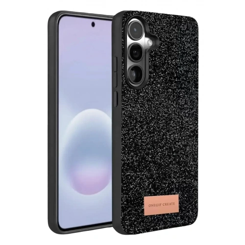 Mey İthalat®  Samsung Galaxy A37 5G Bright Simli Kapak - Siyah