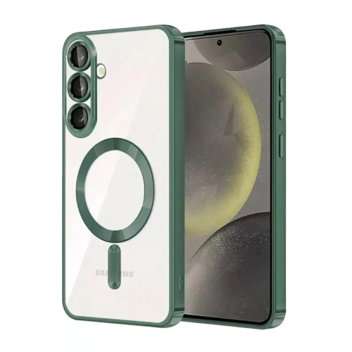 Mey İthalat®  Samsung Galaxy A37 5G Kross Magneticsafe Kapak - Koyu Yeşil