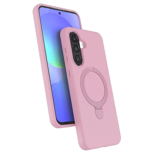 Mey İthalat®  Samsung Galaxy A37 5G Regal Magsafe Standlı Kapak - Açık Pembe