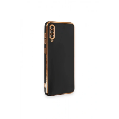 Mey İthalat®  Samsung Galaxy A50 Kılıf Volet Silikon - Siyah