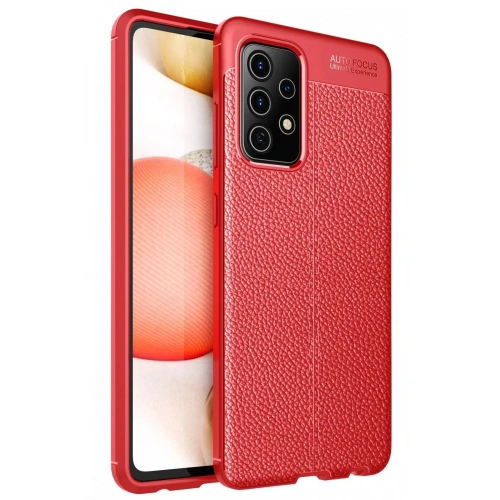 Mey İthalat®  Samsung Galaxy A52 Kılıf Auto Focus Kapak - Kırmızı