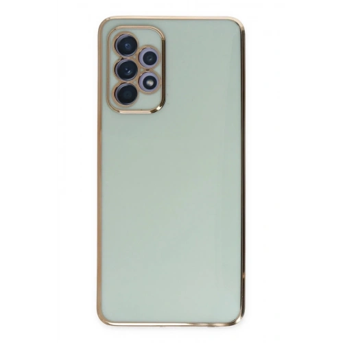 Mey İthalat®  Samsung Galaxy A52 Kılıf Volet Silikon - Açık Yeşil