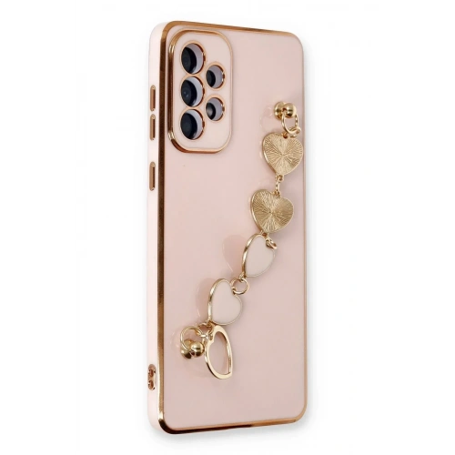 Mey İthalat®  Samsung Galaxy A53 5G Kılıf Esila Silikon - Pudra