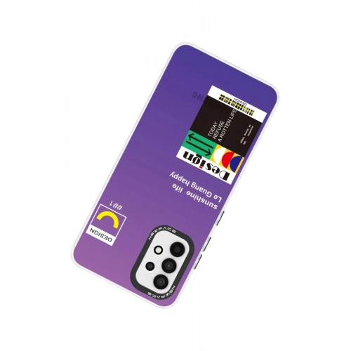 Mey İthalat®  Samsung Galaxy A53 5G Kılıf Estoril Desenli Kapak - Estoril - 4