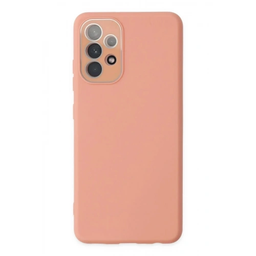 Mey İthalat®  Samsung Galaxy A53 5G Kılıf Lansman Glass Kapak - Pembe