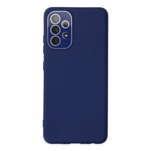Mey İthalat®  Samsung Galaxy A53 5G Kılıf Lansman Glass Kapak - Sky Blue