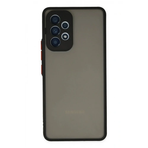 Mey İthalat®  Samsung Galaxy A53 5G Kılıf Montreal Silikon Kapak - Siyah