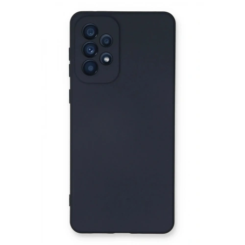 Mey İthalat®  Samsung Galaxy A53 5G Kılıf Nano içi Kadife Silikon - Lacivert
