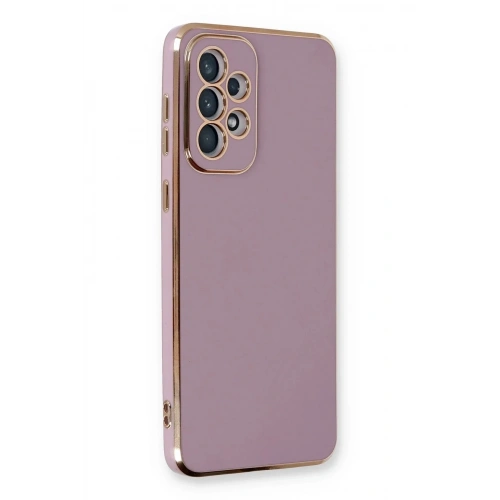 Mey İthalat®  Samsung Galaxy A53 5G Kılıf Volet Silikon - Mor