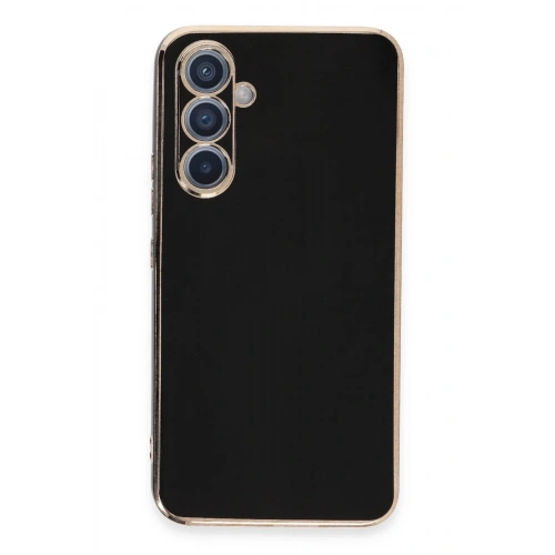 Mey İthalat®  Samsung Galaxy A54 5G Kılıf Volet Silikon - Siyah