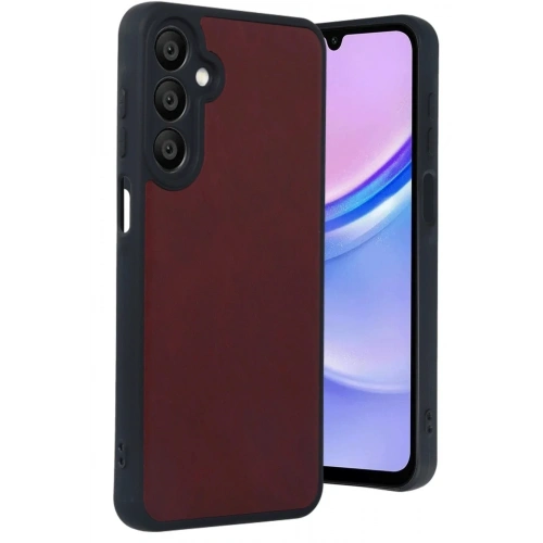 Mey İthalat®  Samsung Galaxy A55 5G Kılıf Aras Deri Kapak - Bordo