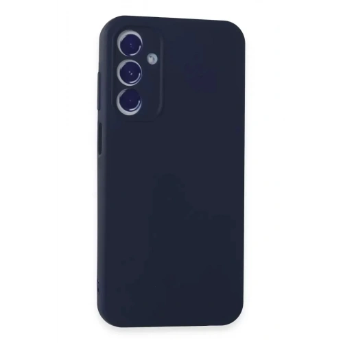 Mey İthalat®  Samsung Galaxy A55 5G Kılıf First Silikon - Lacivert