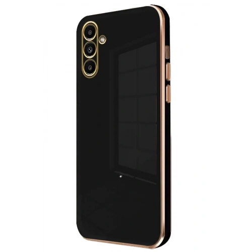 Mey İthalat®  Samsung Galaxy A55 5G Kılıf Volet Silikon - Siyah