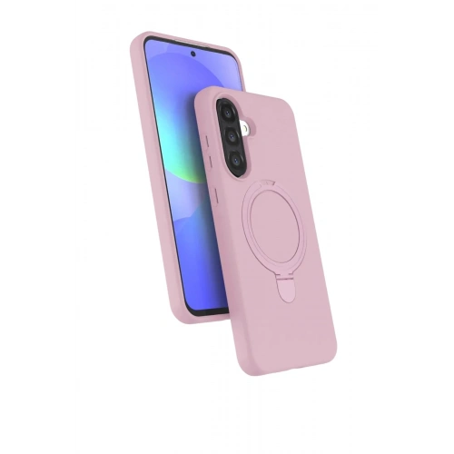 Mey İthalat®  Samsung Galaxy A56 Regal Magsafe Standlı Kapak - Açık Pembe