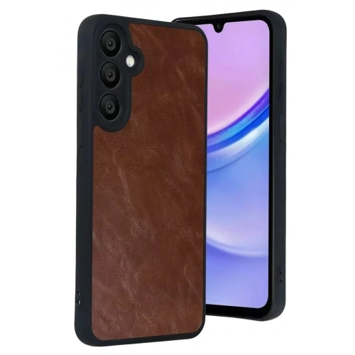Mey İthalat®  Samsung Galaxy A57 5G Aras Deri Kapak - Taba