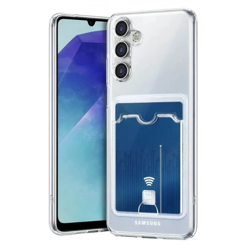 Mey İthalat®  Samsung Galaxy A57 5G Kart Şeffaf Silikon - Şeffaf