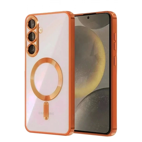 Mey İthalat®  Samsung Galaxy A57 5G Kross Magneticsafe Kapak - Turuncu