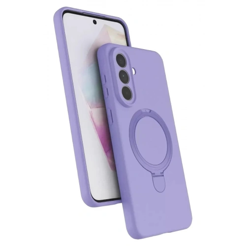 Mey İthalat®  Samsung Galaxy A57 5G Regal Magsafe Standlı Kapak - Lila