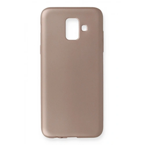 Mey İthalat®  Samsung Galaxy A6 2018 Kılıf First Silikon - Rose Gold