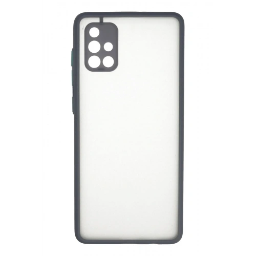 Mey İthalat®  Samsung Galaxy A71 Kılıf Montreal Silikon Kapak - Gri
